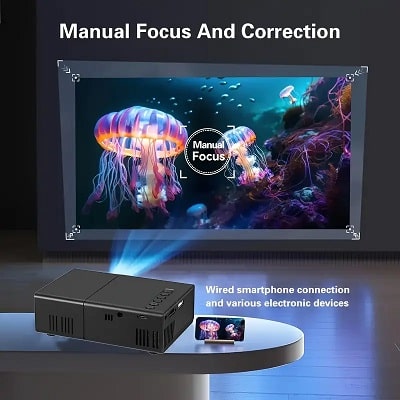 Mini Portable HD Projector – Your Gateway to a Cozy Cinematic Experience