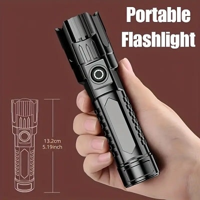 Super Bright USB Rechargeable Flashlight