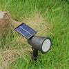 Solar Powered 9 LED Multicolour Garden Spotlight