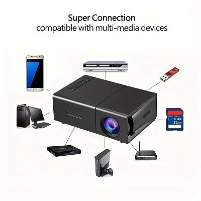 Mini Portable HD Projector – Your Gateway to a Cozy Cinematic Experience