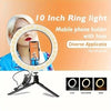 Dimmable 25.4cm LED Ring Light for Recording