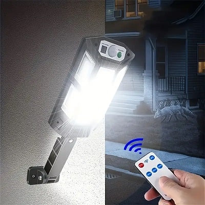 6500K Ultra-Bright LED Lighting Solar Outdoor Wall Light with Motion Sensor