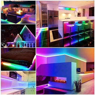 5 Meter RGB LED Neon Strip Lights – Flexible Silicone