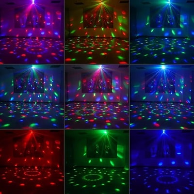 Sound Activated RGB Disco Ball Light