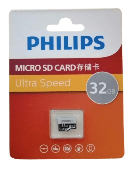 Philips High-Speed 32GB Memory Card – Mini TF/SD Card for Enhanced Device Storage