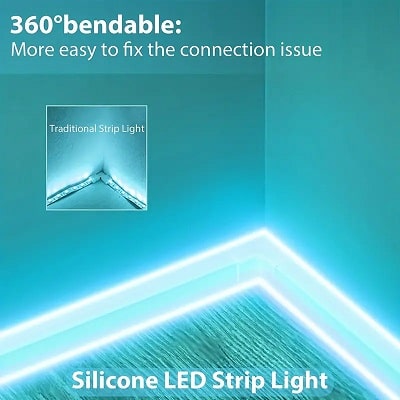 5 Meter RGB LED Neon Strip Lights – Flexible Silicone