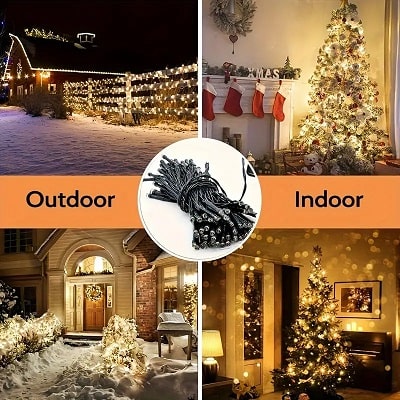 12m LED Solar Light – Outdoor Fairy Garland String Light