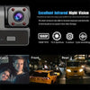 BAIDELUO 1080P 2-Camera Dash Cam: Infrared Night Vision