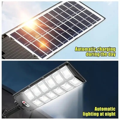 Ultra-Bright 504 LED Solar-Powered Wall Light with Motion Sensor